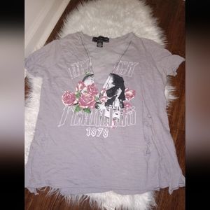 A light purple shirt